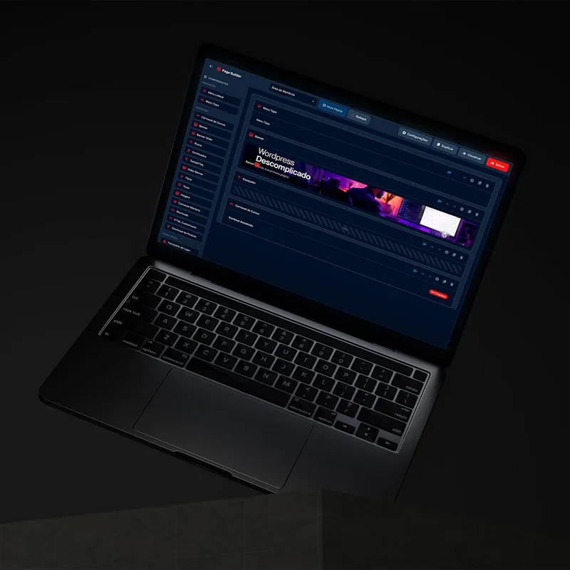 Mockup TECHFLIX Page Builder